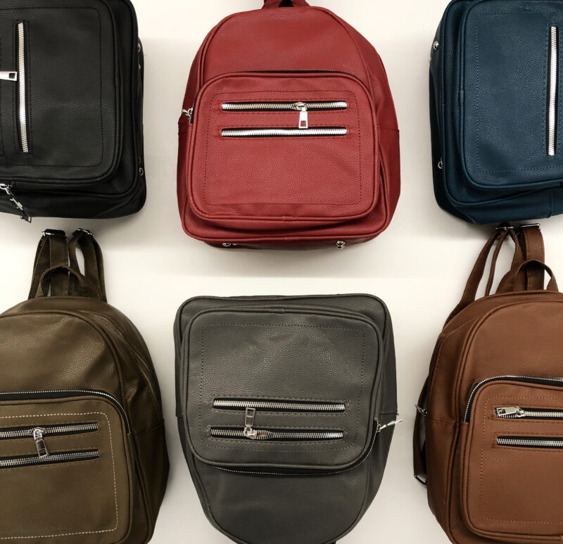 Two Front Zips Backpack