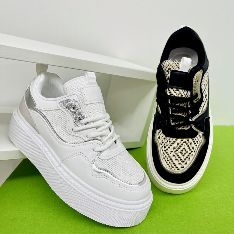 Crosshatch Platform Trainers