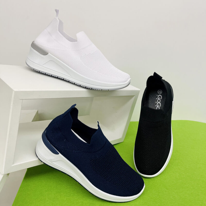 Semi-High Slip On Trainers