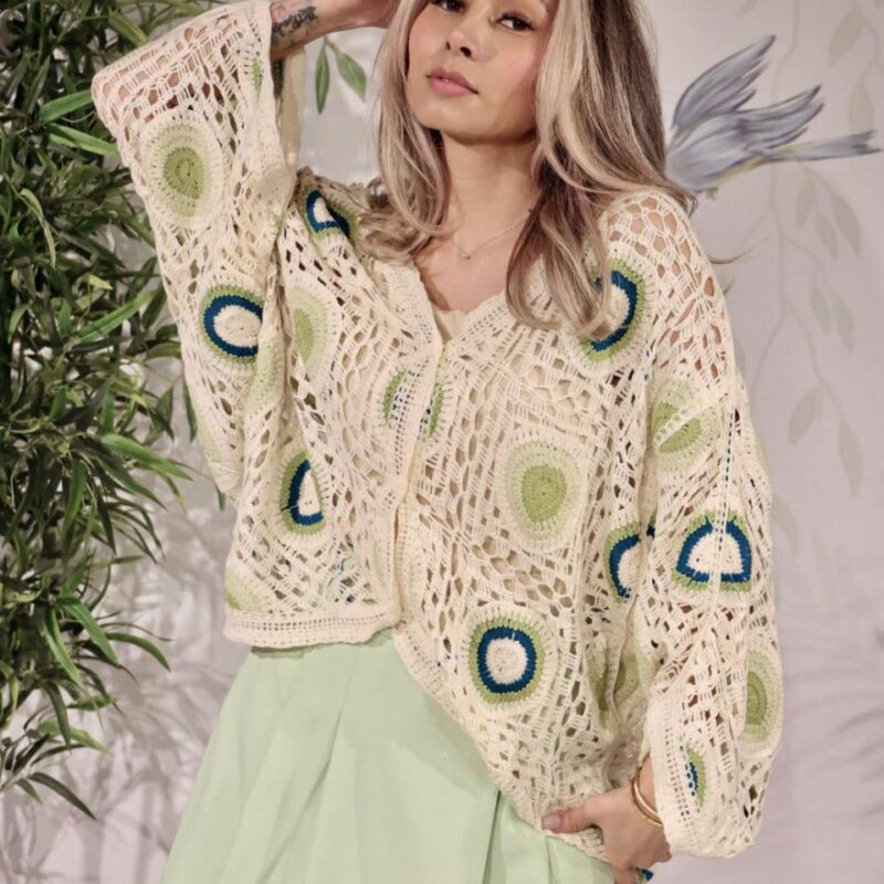 Crochet Circle Cardigan