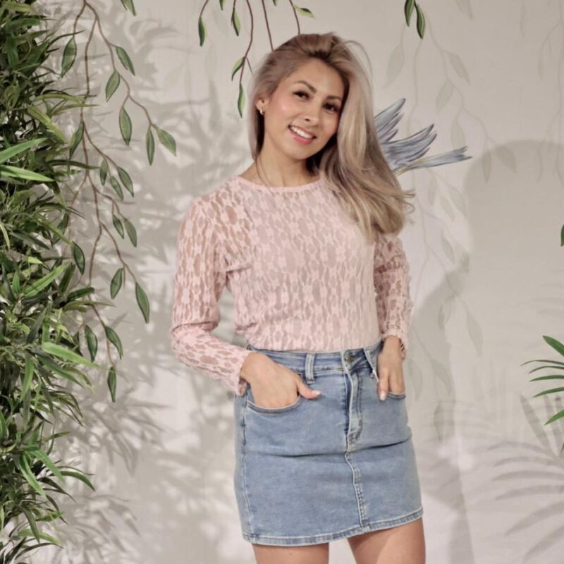 Lace Long Sleeve Top