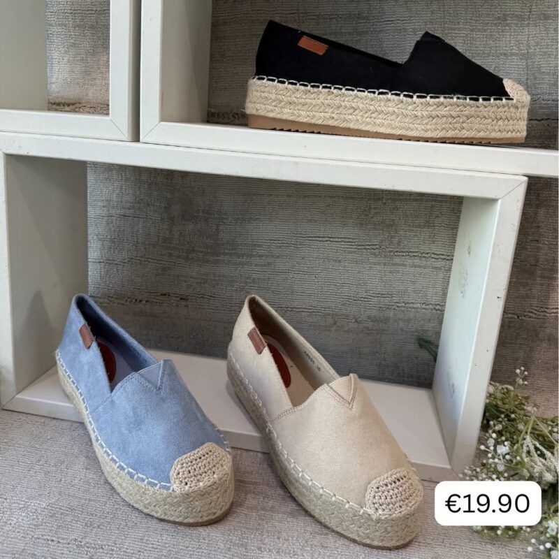 Classic Espadrille Platform Slip-Ons