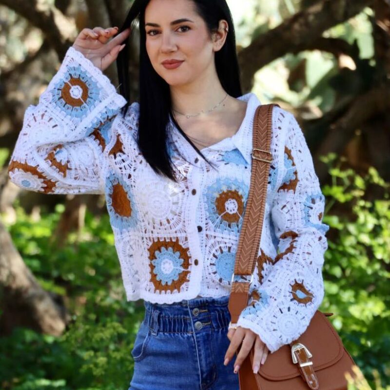 Granny Square Crochet Top