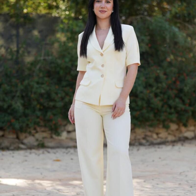 Wide-Leg Tailored Trousers