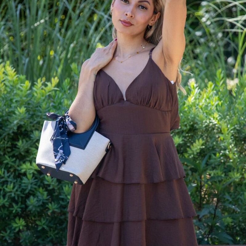 Tiered Ruffle Mini Dress