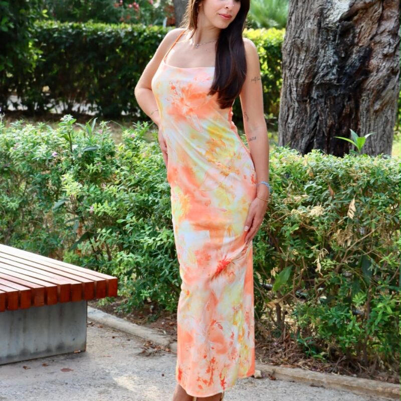 Tie-Dye Slip Dress