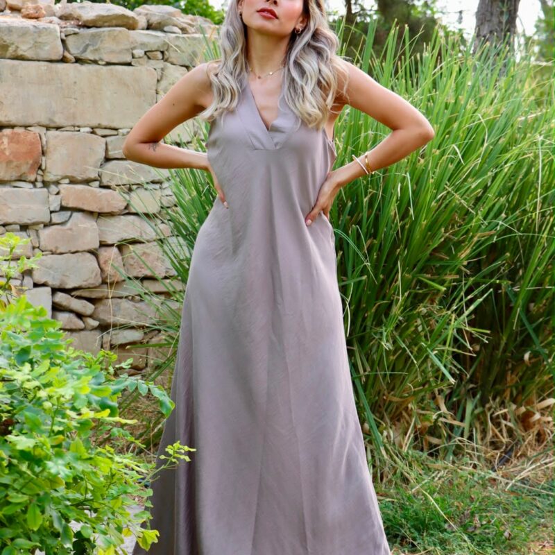 V-Neck Maxi Dress