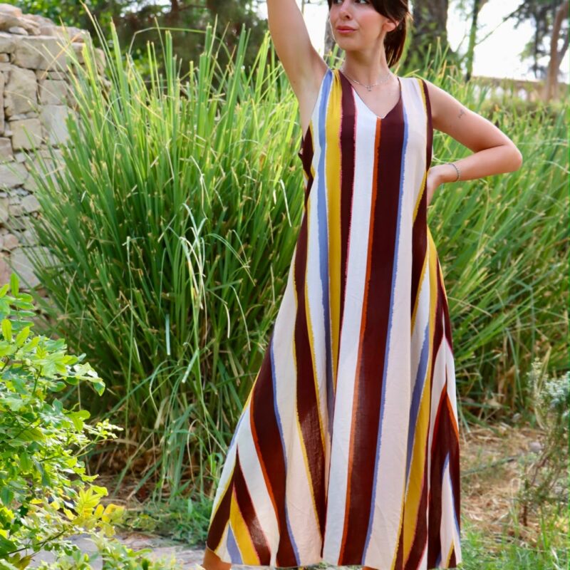 Striped Maxi Dress
