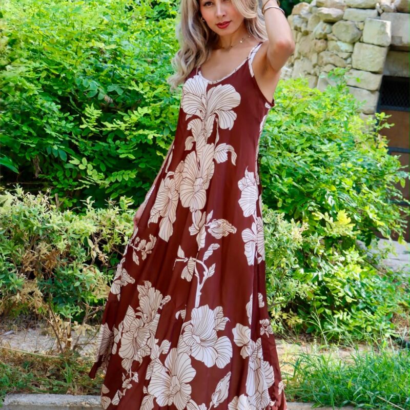 Floral Print Maxi Dress
