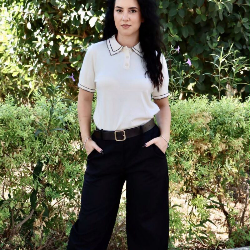 High-Waist Wide-Leg Tailored Trousers